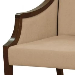 Velvet Studio Chaise à accoudoirs Tofino - Tissu / Hêtre massif - Camel / Hêtre -Luxe Intérieur Magasin 1000274311 210709 14175200103 DETAILS P000000001000274311