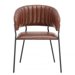 Ars manufacti Chaise à accoudoirs Acoma - Marron -Luxe Intérieur Magasin 1000274886 220107 10335400091 DETAILS P000000001000274886