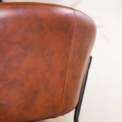 Ars manufacti Chaise à accoudoirs Acoma - Marron -Luxe Intérieur Magasin 1000274886 220519 032 DETAILS P000000001000274886