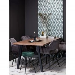 Red Living Table Deven - Pin massif / Acier - Pin / Noir -Luxe Intérieur Magasin 1000275377 210629 14370200269 MOOD DETAILS P000000001000275377 mood