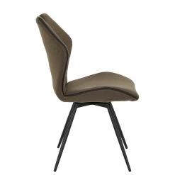 Red Living Chaise capitonnée Theres - Marron-noir - Lot de 2 -Luxe Intérieur Magasin 1000275550 210622 10223700004 DETAILS P000000001000275550