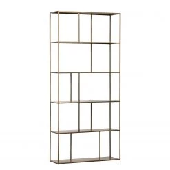 Red Living Étagère Dasar - Métal - Doré vieilli