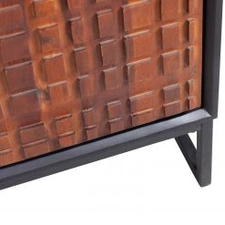 Red Living Buffet haut Dynk - Sheesham massif - Sheesham / Noir -Luxe Intérieur Magasin 1000275669 210630 12481500313 DETAILS P000000001000275669