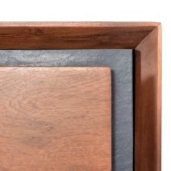 Ars manufacti Commode Envo - Acacia massif / Placage en pierre - Acacia / Ardoise -Luxe Intérieur Magasin 1000276040 220120 08510700064 DETAILS P000000001000276040