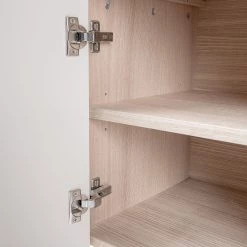 Studio Copenhagen Enfilade Maayka II - Partiellement en chêne massif - Blanc / Chêne clair -Luxe Intérieur Magasin 1000277388 220713 045 DETAILS P000000001000277388