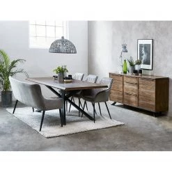 Red Living Buffet Berck - Placage en bois véritable - Chêne fumé / Noir 12 Red Living Buffet Berck - Placage en bois véritable - Chêne fumé / Noir -Luxe Intérieur Magasin 1000277640 210706 14081300066 MOOD DETAILS P000000001000277640 mood