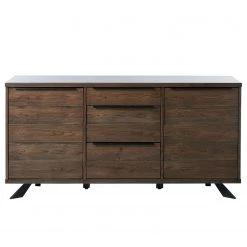 Red Living Buffet Berck - Placage en bois véritable - Chêne fumé / Noir 13 Red Living Buffet Berck - Placage en bois véritable - Chêne fumé / Noir -Luxe Intérieur Magasin 1000277640 210706 14081300067 DETAILS P000000001000277640