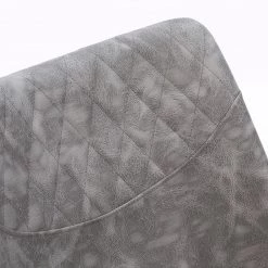 Ars manufacti Chaises Cielo (lot de 2) - Imitation cuir / Acier - Gris vintage / Noir -Luxe Intérieur Magasin 1000281745 220324 060 DETAILS P000000001000281745