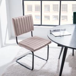 Jack & Alice Chaises cantilever Fillan (lot de 2) - Beige clair -Luxe Intérieur Magasin 1000281753 220615 021 MOOD DETAILS P000000001000281753 mood