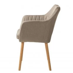 Mørteens Chaise à accoudoirs Leedy I - Tissu Zea: Beige - Lot de 2 -Luxe Intérieur Magasin 1000284185 210823 08534300004 DETAILS P000000001000284185