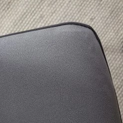 Fredriks Chaises cantilever Altoona (lot de 2) - Tissage à plat / Métal - Gris foncé et gris clair / Noir mat -Luxe Intérieur Magasin 1000285150 220819 050 DETAILS P000000001000285150