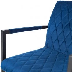 Ars manufacti Chaise à accoudoirs Finga II - Bleu -Luxe Intérieur Magasin 1000285319 220810 036 DETAILS P000000001000285319