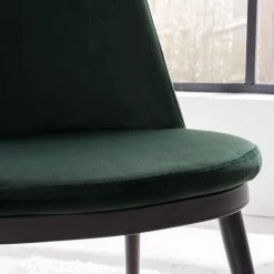 Jack & Alice Chaises Siama (lot de 2) - Vert foncé -Luxe Intérieur Magasin 1000285321 220616 040 DETAILS P000000001000285321