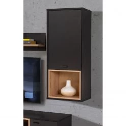 Loftscape Meuble haut Mazzo - Noir / Imitation chêne artisan -Luxe Intérieur Magasin 1000285797 210819 12212500014 MOOD DETAILS P000000001000285797 mood