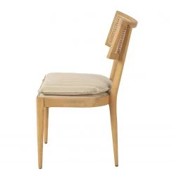 Studio Copenhagen Chaise Fiona II - Beige - Tissu / Frêne massif -Luxe Intérieur Magasin 1000289495 220818 040 DETAILS P000000001000289495