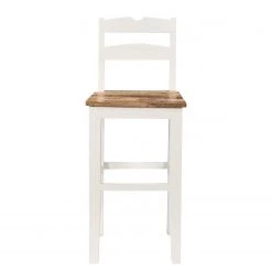 Maison Belfort Chaise de bar Newhaven - Manguier massif - Manguier / Blanc -Luxe Intérieur Magasin 1000292467 220519 030 DETAILS P000000001000292467