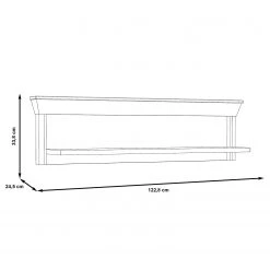 Ridgevalley Étagère murale Kimbark I - Imitation pin blanc -Luxe Intérieur Magasin 1000295041 210924 1430440000509 SKETCH DETAILS P000000001000295041 sketch