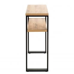 Red Living Console Salcha - Métal - Imitation chêne / Noir -Luxe Intérieur Magasin 1000300704 211015 104938000100 DETAILS P000000001000300704