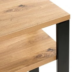 Red Living Console Salcha - Métal - Imitation chêne / Noir -Luxe Intérieur Magasin 1000300704 211015 104938000102 DETAILS P000000001000300704