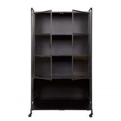 Red Living Vitrine Leska - Métal - Noir vintage -Luxe Intérieur Magasin 1000304148 211029 123411000067 DETAILS P000000001000304148