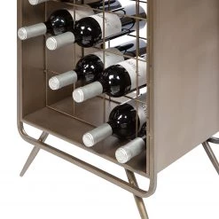 Red Living Range-bouteilles Clubster - Métal - Gris antique -Luxe Intérieur Magasin 1000304156 211029 123412000108 DETAILS P000000001000304156