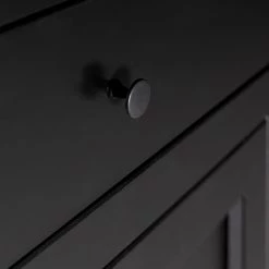 Ridgevalley Buffet haut Lamar - Pin massif - Noir -Luxe Intérieur Magasin 1000304180 211029 12341600274 DETAILS P000000001000304180