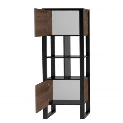 Red Living Étagère Norddal III - Imitation noyer / Noir -Luxe Intérieur Magasin 1000304809 211027 104957000105 DETAILS P000000001000304809