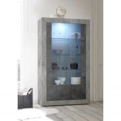 LC Spa Vitrine Urbino - Anthracite / Gris clair -Luxe Intérieur Magasin 1000306555 211122 15085300074 DETAILS P000000001000306555