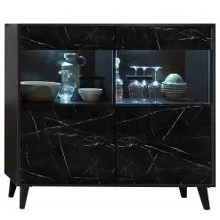 Jack & Alice Buffet Fintel II - Imitation marbre noir / Noir -Luxe Intérieur Magasin 1000307052 211110 08234500087 DETAILS P000000001000307052