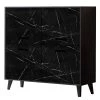 Jack & Alice Buffet Fintel I - Imitation marbre noir / Noir