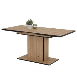 Loftscape Table Aton II - (Extensible) Imitation chêne artisan / Noir -Luxe Intérieur Magasin 1000309973 220322 030 DETAILS P000000001000309973