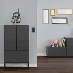 Now! by hülsta Buffet now to go colour I - Gris diamant brillant / Gris diamant -Luxe Intérieur Magasin 1000311241 211201 14484800097 MOOD DETAILS P000000001000311241 mood