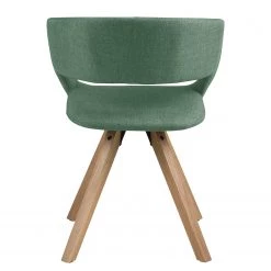 Mørteens Chaise à accoudoirs Buggio - Tissu / Hévéa massif - Tissu Cors: Gris menthe - Lot de 2 -Luxe Intérieur Magasin 1000312396 211202 13142200056 DETAILS P000000001000312396