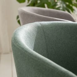 Mørteens Chaise à accoudoirs Buggio - Tissu / Hévéa massif - Tissu Cors: Gris menthe - Lot de 2 -Luxe Intérieur Magasin 1000312396 211202 13142200068 DETAILS P000000001000312396