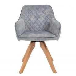 Loftscape Chaise à accoudoirs Sokone - Gris lumineux -Luxe Intérieur Magasin 1000312514 211207 12104200665 DETAILS P000000001000312514