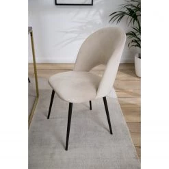 Jack & Alice Chaise capitonnée Salome - Crème - Lot de 2 -Luxe Intérieur Magasin 1000313400 211208 12180600126 MOOD DETAILS P000000001000313400 mood