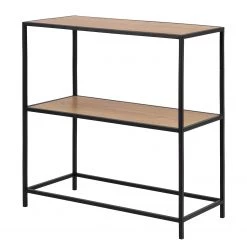 Red Living Console Coogee IV - Imitation chêne sauvage / Noir