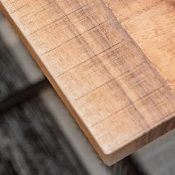 Red Living Table Savella - (extensible) Bois recyclé massif / Fer - Bois recyclé / Noir -Luxe Intérieur Magasin 1000315229 211214 16250700073 DETAILS P000000001000315229