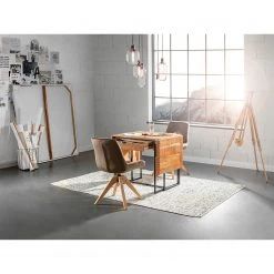 Red Living Table Savella - (extensible) Bois recyclé massif / Fer - Bois recyclé / Noir -Luxe Intérieur Magasin 1000315229 220125 172755000021 MOOD DETAILS P000000001000315229 mood