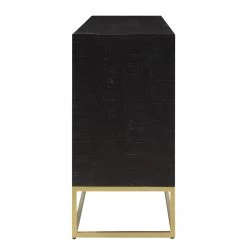 Jack & Alice Enfilade Nooble II - Manguier massif / Métal - Manguier noir / Doré -Luxe Intérieur Magasin 1000315447 220427 050 DETAILS P000000001000315447