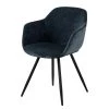 Loftscape Chaise à accoudoirs Gawler - Bleu foncé