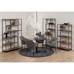 Loftscape Table Ireby I - Partiellement en frêne massif / Fer - Frêne noir / Noir -Luxe Intérieur Magasin 1000319645 220128 1257270021 MOOD DETAILS P000000001000319645 mood