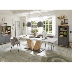 Loftscape Table Jully II - (Extensible) - Blanc mat - Largeur : 180 cm -Luxe Intérieur Magasin 1000329499 220307 021 MOOD DETAILS P000000001000329499 mood