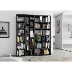 Loftscape Étagères Emporior XVIII - Imitation chêne marron-noir -Luxe Intérieur Magasin 1000332430 220215 020 MOOD DETAILS P000000001000332430 mood