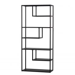 Red Living Étagère Vallvik I - Métal - Noir
