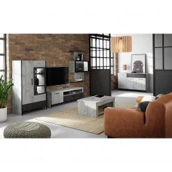 Loftscape Buffet Sahil - Imitation chêne Sorrento gris / Noir -Luxe Intérieur Magasin 1000342503 220413 021 MOOD DETAILS P000000001000342503 mood