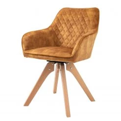 Loftscape Salle à manger Champlost II (5 éléments) - Marron doré - Largeur : 160 cm -Luxe Intérieur Magasin 1000343646 220414 030 DETAILS P000000001000343646