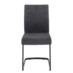 Red Living Chaises cantilever Playa II (lot de 2) - Tissu / Acier - Gris / Noir -Luxe Intérieur Magasin 1000343826 220406 030 DETAILS P000000001000343826