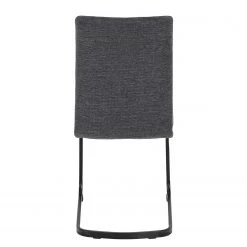 Red Living Chaises cantilever Playa II (lot de 2) - Tissu / Acier - Gris / Noir -Luxe Intérieur Magasin 1000343826 220406 050 DETAILS P000000001000343826