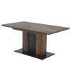 Red Living Table Ambato - Imitation bois ancien